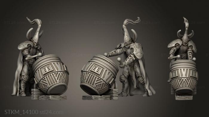 Figurines heroes, monsters and demons (Hitsugi Guard Captain, STKM_14100) 3D models for cnc