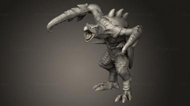 Figurines heroes, monsters and demons (Hook Horror Intimidating, STKM_14104) 3D models for cnc