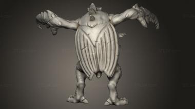 Figurines heroes, monsters and demons (Hook Horror Intimidating, STKM_14104) 3D models for cnc