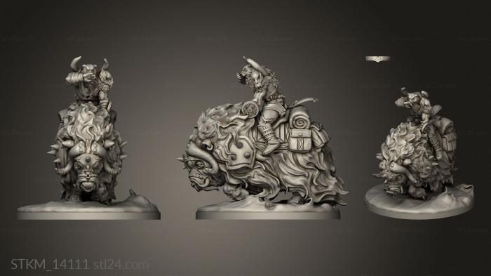 Figurines heroes, monsters and demons (Hogarth Viking Mounted, STKM_14111) 3D models for cnc