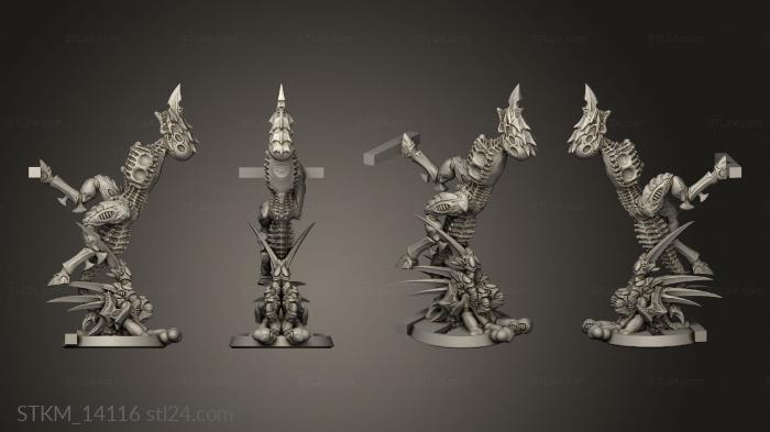 Figurines heroes, monsters and demons (Hormagaunts Gaunt, STKM_14116) 3D models for cnc