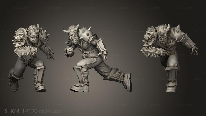 Figurines heroes, monsters and demons (Marauders for, STKM_14120) 3D models for cnc