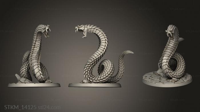 Figurines heroes, monsters and demons (Maneaters Nagarots Cler, STKM_14125) 3D models for cnc