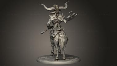 Figurines heroes, monsters and demons (Hour Demons Demonic Centaur, STKM_14128) 3D models for cnc