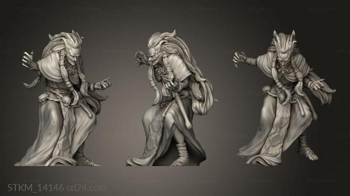 Figurines heroes, monsters and demons (Hour Demons Night Hag, STKM_14146) 3D models for cnc