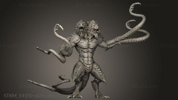 Figurines heroes, monsters and demons (Hour Demons Prince Gargantuan, STKM_14150) 3D models for cnc