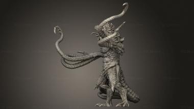 Figurines heroes, monsters and demons (Hour Demons Prince Gargantuan, STKM_14150) 3D models for cnc