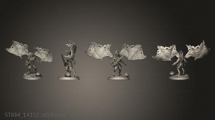 Статуэтки герои, монстры и демоны (Джорвант Смертоносный Ветер Джордан, STKM_14152) 3D модель для ЧПУ станка