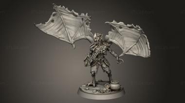 Figurines heroes, monsters and demons (Jorvanthe Deathwind Jordan the, STKM_14152) 3D models for cnc