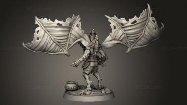 Figurines heroes, monsters and demons (Jorvanthe Deathwind Jordan the, STKM_14152) 3D models for cnc