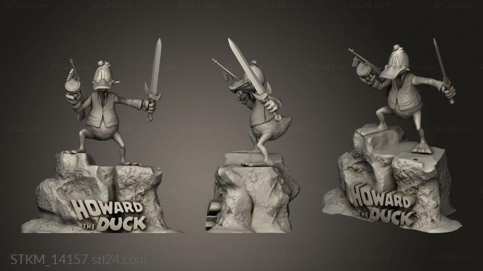 Figurines heroes, monsters and demons (Howard the Duck worried eye candy, STKM_14157) 3D models for cnc