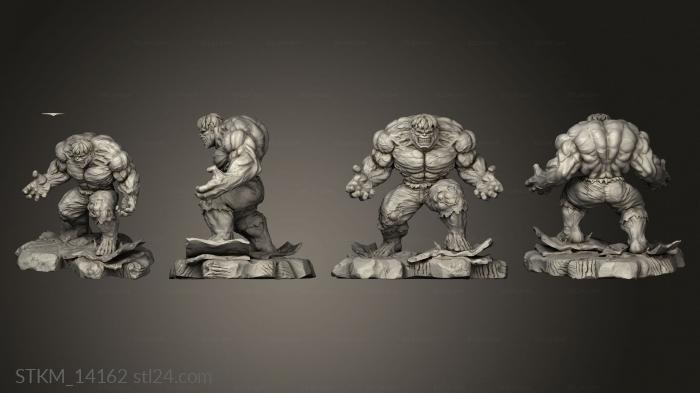 Figurines heroes, monsters and demons (hulk hulk, STKM_14162) 3D models for cnc