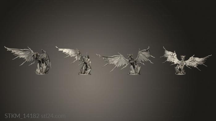 Статуэтки герои, монстры и демоны (Ледяной Близнец, STKM_14182) 3D модель для ЧПУ станка