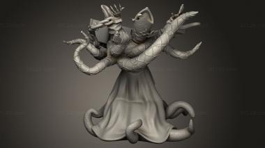 Figurines heroes, monsters and demons (Eternal Priest Summoning City, STKM_14184) 3D models for cnc