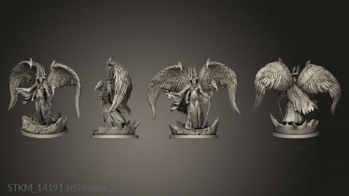 Статуэтки герои, монстры и демоны (Илларги и Герой, STKM_14191) 3D модель для ЧПУ станка