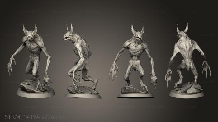 Figurines heroes, monsters and demons (Immortalis Imperfect Vampire Lookout, STKM_14194) 3D models for cnc