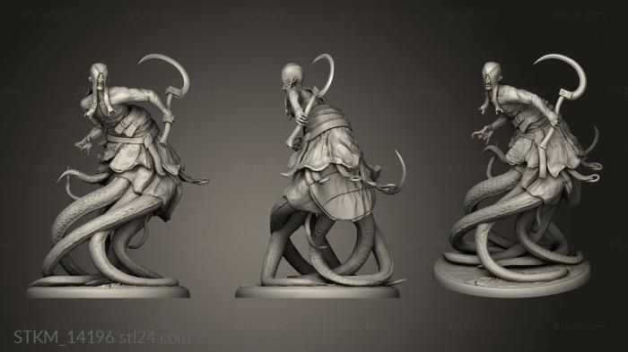 Figurines heroes, monsters and demons (Fear Reaper Scythe City, STKM_14196) 3D models for cnc