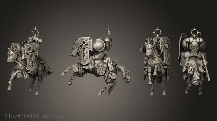 Figurines heroes, monsters and demons (Imperial Cavalry Back Halo, STKM_14198) 3D models for cnc