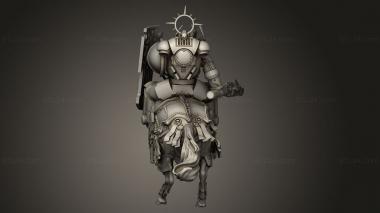 Figurines heroes, monsters and demons (Imperial Cavalry Back Halo, STKM_14199) 3D models for cnc