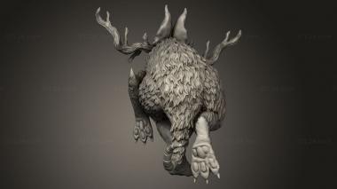 Figurines heroes, monsters and demons (Jackalope, STKM_14204) 3D models for cnc