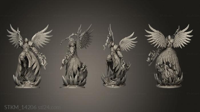 Статуэтки герои, монстры и демоны (Пробуждающийся Божественный Эрдридион, STKM_14206) 3D модель для ЧПУ станка