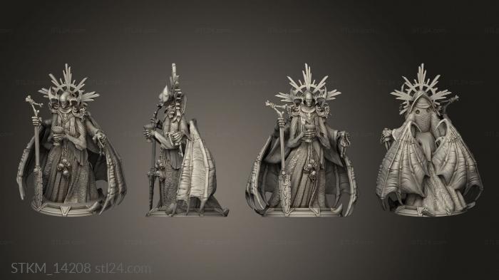 Статуэтки герои, монстры и демоны (Пробуждающаяся Божественная Мать, STKM_14208) 3D модель для ЧПУ станка