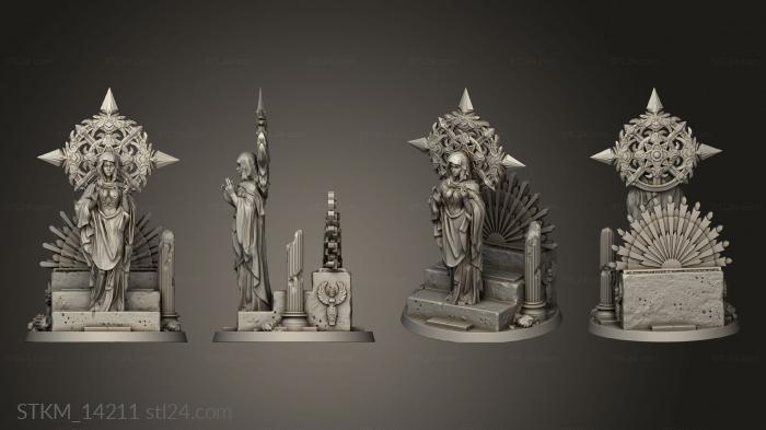 Figurines heroes, monsters and demons (Inanna Semiramis, STKM_14211) 3D models for cnc