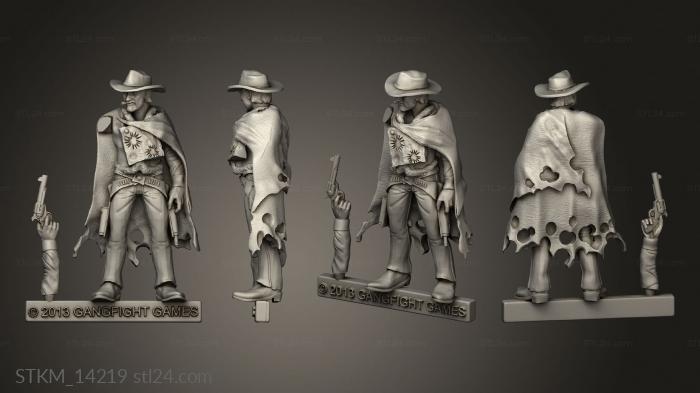 Figurines heroes, monsters and demons (Infamous Personages Clinton Wales, STKM_14219) 3D models for cnc