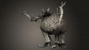 Figurines heroes, monsters and demons (Jackalope, STKM_14223) 3D models for cnc