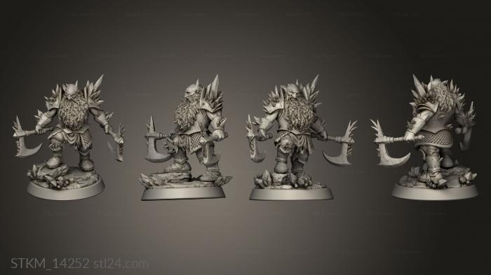 Figurines heroes, monsters and demons (Kragudur Clan Cod, STKM_14252) 3D models for cnc
