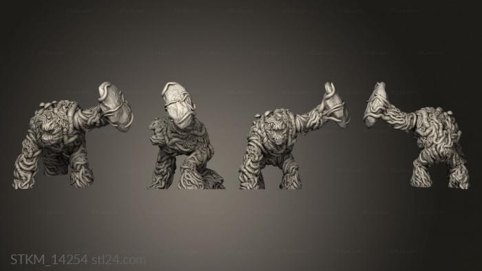 Figurines heroes, monsters and demons (Into the Woods Crippled Gοd Foundry Forest Brute, STKM_14254) 3D models for cnc