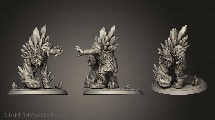 Figurines heroes, monsters and demons (Kragudur Clan Corrupted, STKM_14265) 3D models for cnc