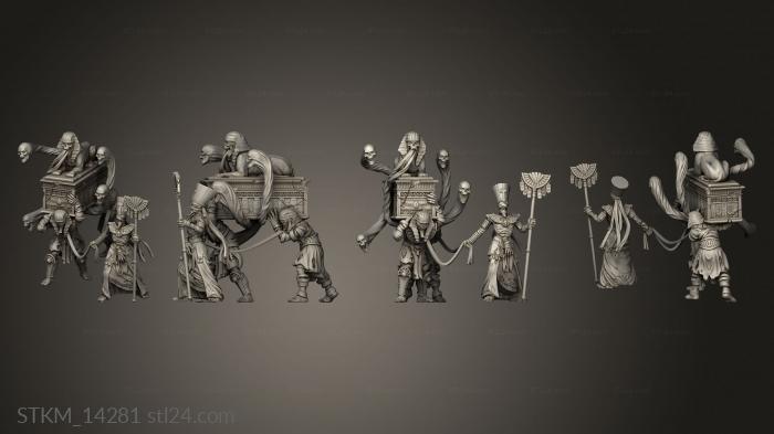 Статуэтки герои, монстры и демоны (МОЙ Гроб Смерти, STKM_14281) 3D модель для ЧПУ станка