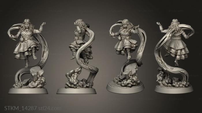 Figurines heroes, monsters and demons (Wodengar Clan Geomancer, STKM_14287) 3D models for cnc