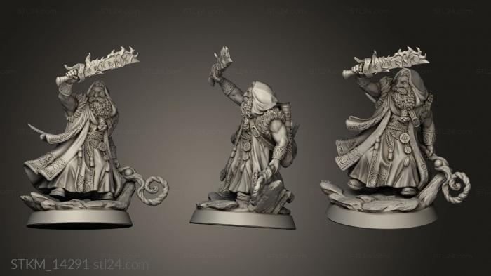 Figurines heroes, monsters and demons (Wotangar Clan Spellblade, STKM_14291) 3D models for cnc