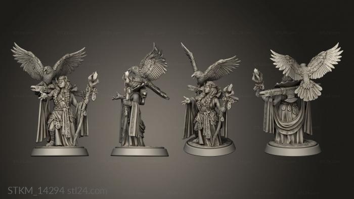 Figurines heroes, monsters and demons (Wodengar Clan Vissfinnr, STKM_14294) 3D models for cnc