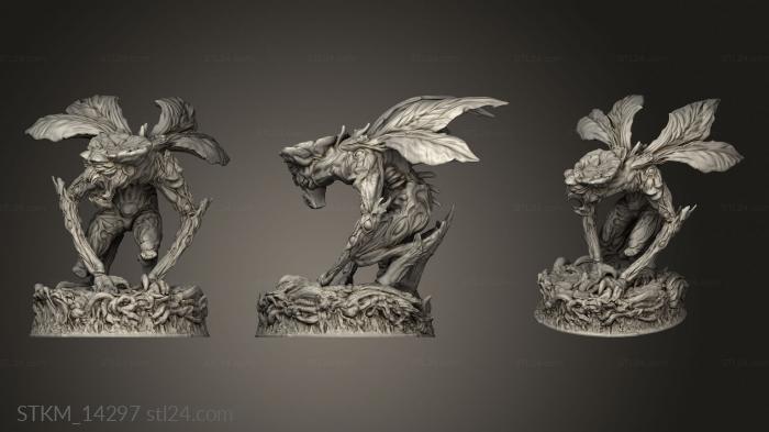 Figurines heroes, monsters and demons (Ivings Living Crouch, STKM_14297) 3D models for cnc