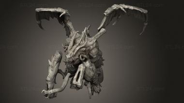 Figurines heroes, monsters and demons (Jabber Monster Def, STKM_14302) 3D models for cnc