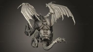 Figurines heroes, monsters and demons (Jabber Monster Def, STKM_14302) 3D models for cnc