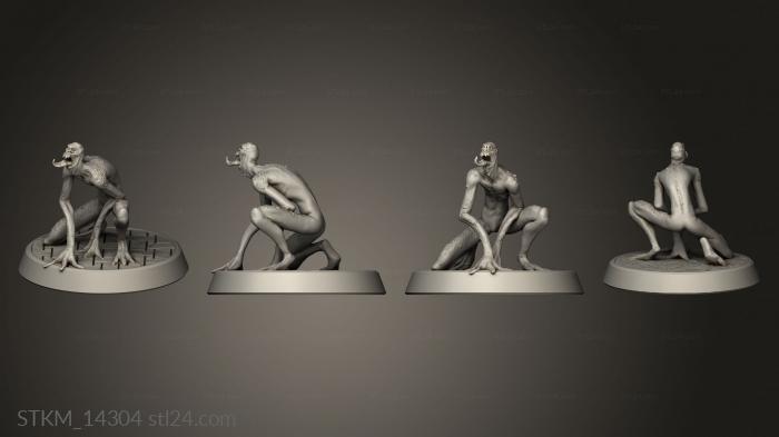 Figurines heroes, monsters and demons (Mad Mage Experiments Enemies Choker, STKM_14304) 3D models for cnc