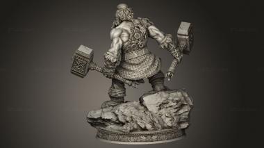 Figurines heroes, monsters and demons (Mathias Rend, STKM_14315) 3D models for cnc