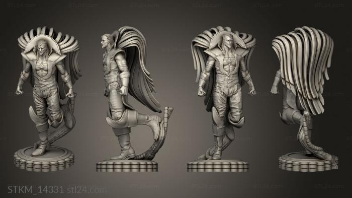 Статуэтки герои, монстры и демоны (Мистер зловещий, STKM_14331) 3D модель для ЧПУ станка