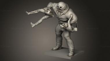 Figurines heroes, monsters and demons (juggernaut deadpool, STKM_14332) 3D models for cnc