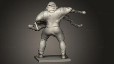 Figurines heroes, monsters and demons (juggernaut deadpool, STKM_14332) 3D models for cnc