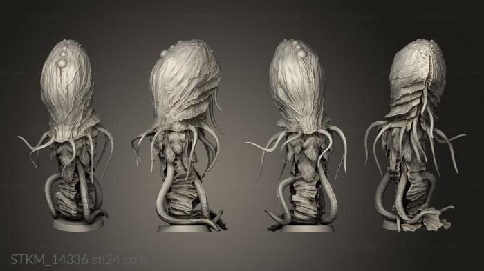 Figurines heroes, monsters and demons (Jellyfish, STKM_14336) 3D models for cnc