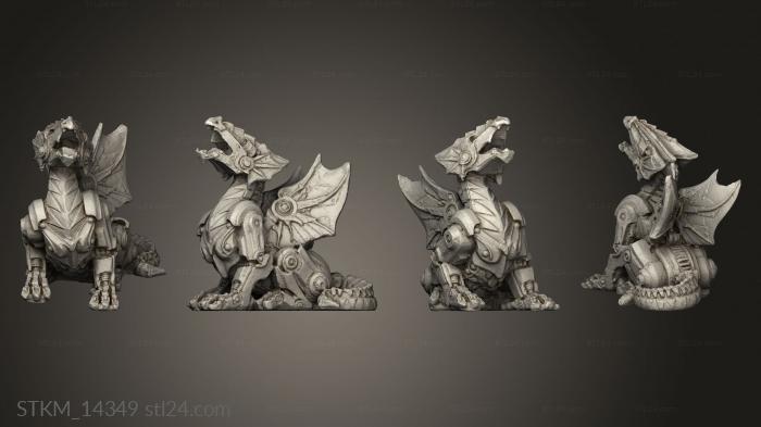 Figurines heroes, monsters and demons (Julia bs Toy and robot Riptide tau xv Metal Gear Dragon, STKM_14349) 3D models for cnc