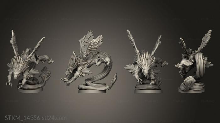 Figurines heroes, monsters and demons (K Dr Digital Dodos Riding Dinos Lux Baby, STKM_14356) 3D models for cnc