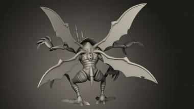 Figurines heroes, monsters and demons (Kabuterimon, STKM_14357) 3D models for cnc