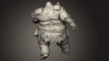 Figurines heroes, monsters and demons (Living Nightmares Eats EC, STKM_14364) 3D models for cnc