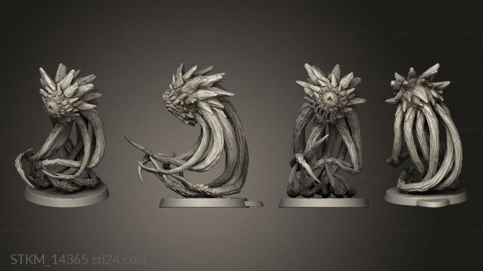Figurines heroes, monsters and demons (Kagutsuchi Lava Lingering Horror, STKM_14365) 3D models for cnc